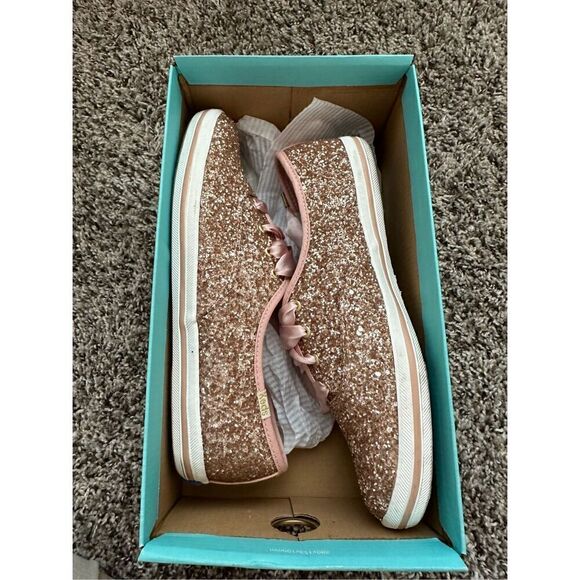 Keds x Kate Spade Women's Champion Glitter Sneaker Size 7,5 - Picture 2 of 12